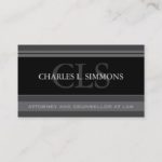 Classy Attorney Business Card