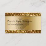 Classy Beauty Hairdresser Business Cards