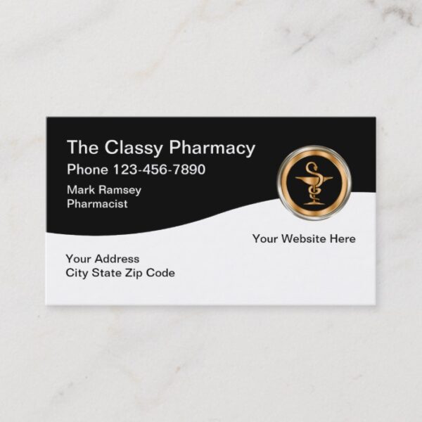 Classy Pharmacy Design Business Card
