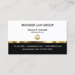 Classy Professional Attorney Business Card