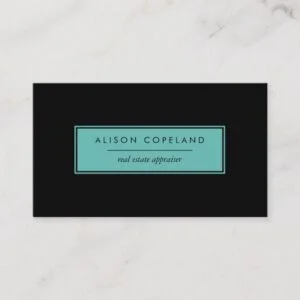 Color Pop | Simple Custom Color Double Sided Business Card