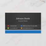 Computer Teacher – Professional Customizable Business Card