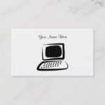 Computer, Your Name Here Business Card