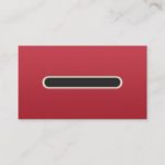 Cool Red Retro Gamer Business Card Template