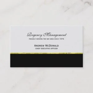 Corporate Gold Business Card