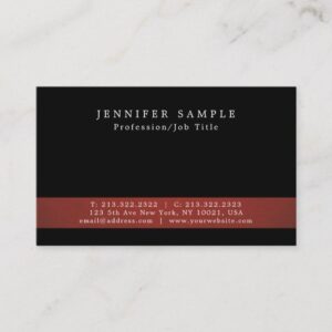 Create Your Own Modern Elegant Simple Design Business Card