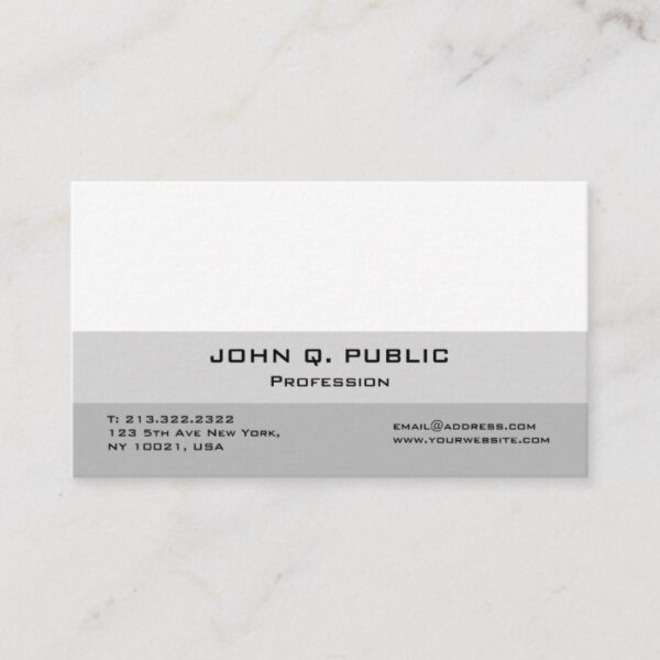 Create Your Own Modern Professional Elegant Business Card