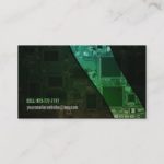Customizable Computer Chip Business Cards