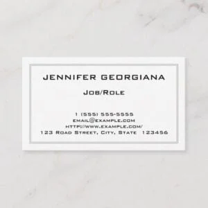 Dapper and Basic Professional Business Card