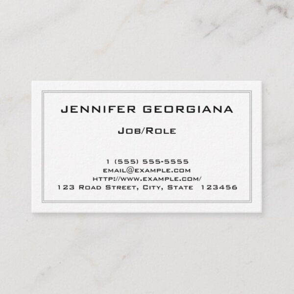 Dapper and Basic Professional Business Card