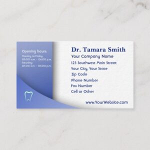 Dental Business Card Template Design