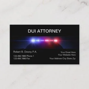 DUI Attorney Business Cards
