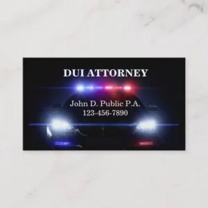 DUI Attorney Business Cards
