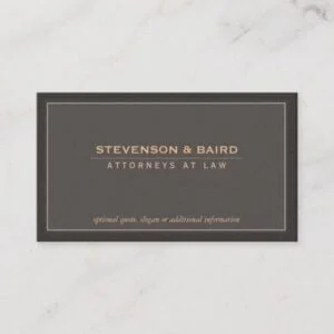 Elegant and Classic Corporate Professional Business Card