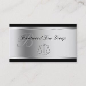 Elegant Attorney Business Cards