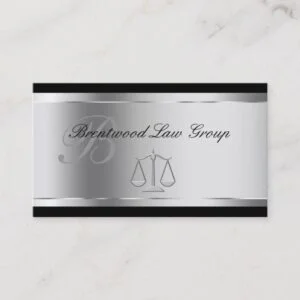 Elegant Attorney Business Cards