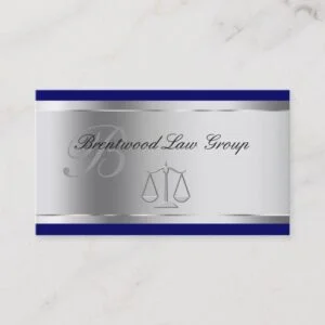 Elegant Attorney Business Cards
