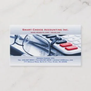 Elegant Bright Accounting Business Card