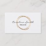Elegant, Gold, Two-Sided Business Card