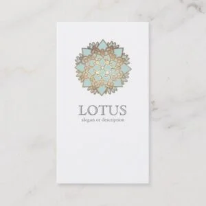 Elegant Lotus Women's Fashion Boutique White Business Card