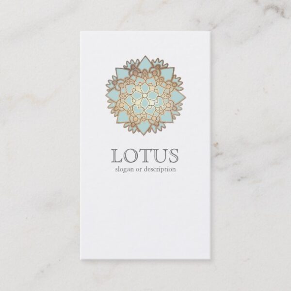 Elegant Lotus Women's Fashion Boutique White Business Card