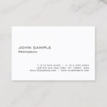 Elegant Minimalist Professional Design Simple Business Card