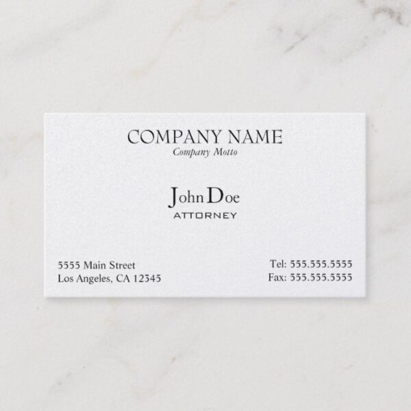 Elegant, Professional, Business Card