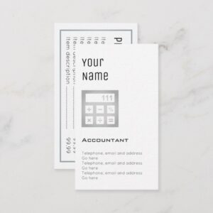 "Essential" Accountant Price Cards