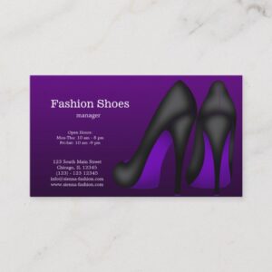 Fashion Shoes Business Card