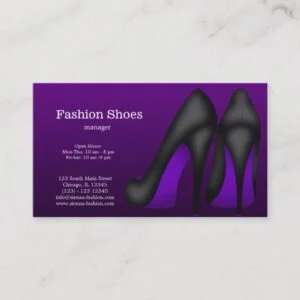 Fashion Shoes Business Card