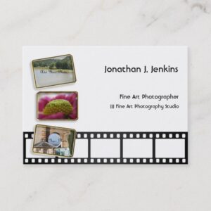 Film Strip and Frames Photography Business Cards