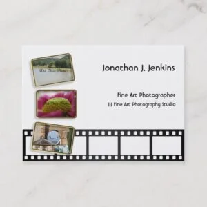 Film Strip and Frames Photography Business Cards