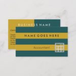 “Flags” Accountant Business Cards