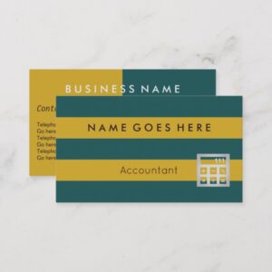 "Flags" Accountant Business Cards