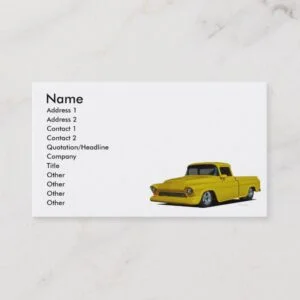Fleetside Pickup Business Card