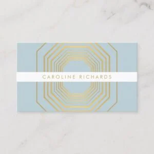Glam Deco Jewelry Design Fashion Boutique No. 11 Business Card