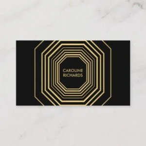 Glam Deco Jewelry Design Fashion Boutique No. 1 Business Card