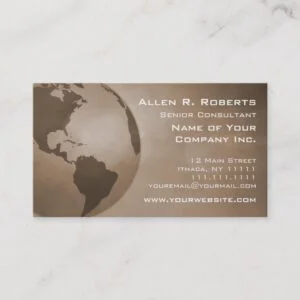 Global Commerce Americas Branch Corporate Business Card