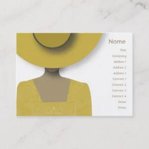 Gold Hat - Chubby Business Card
