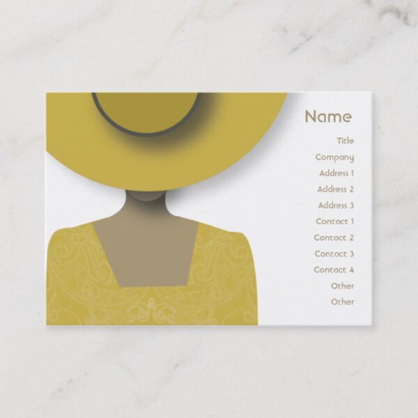 Gold Hat - Chubby Business Card