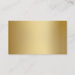 Gold Metallic Look Business Cards