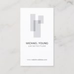 GRAY BLOCKS LOGO for Architects, Builders, Design Business Card