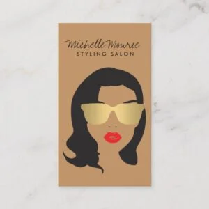Hair Salon, Stylist, Beauty Girl II Business Card