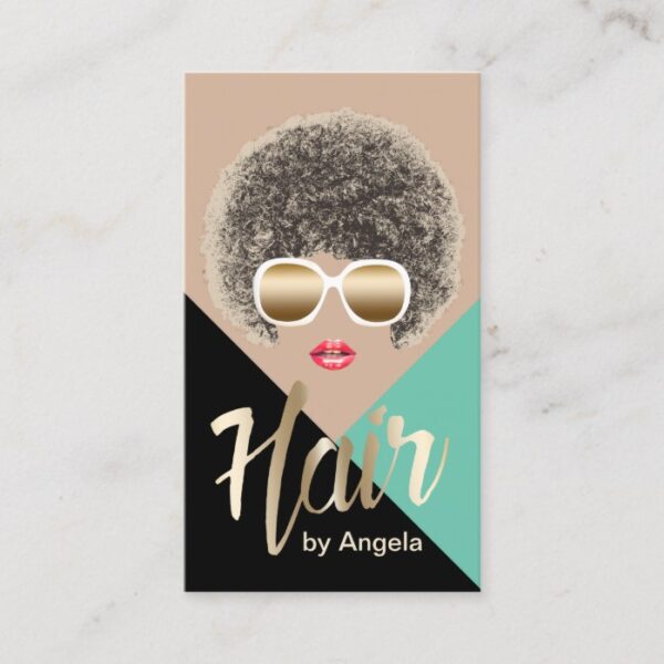Hair Stylist | Hair Salon | Beauty Girl Modern Business Card