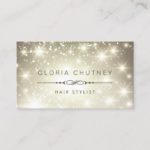 Hairstylist – Sparkling Bokeh Glitter Business Card