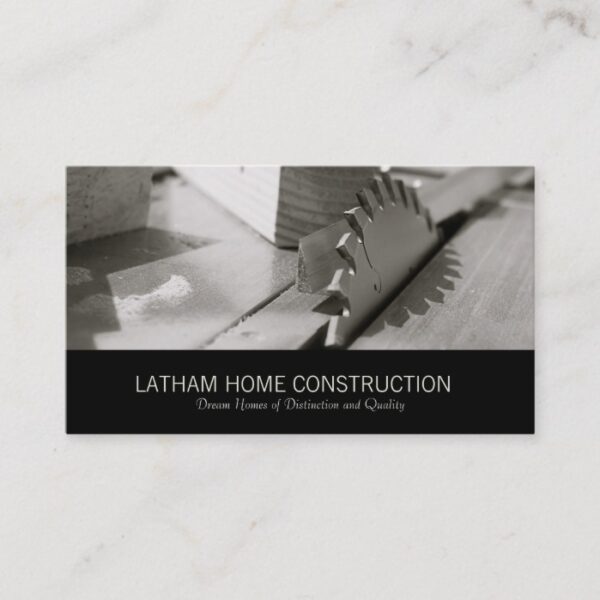 Home Construction Or Builder Business Card Design
