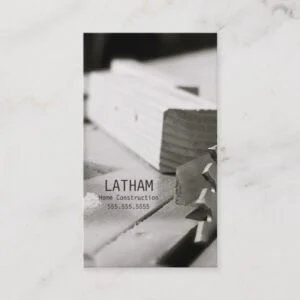 Home Construction Or Builder  Business Card Design