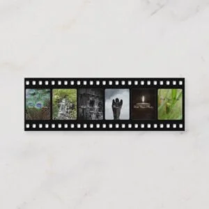 Horizontal Film Strip Photography Business Cards