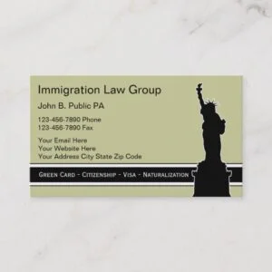 Immigration Attorney Business Cards