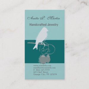 Indie Handcrafted Jewelry  Designer Bead  Artist Business Card
